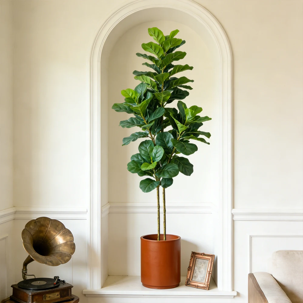 Pohon Fiddle Fig Buatan 64/122 - Ficus Lyrata Tree ulasan dan harga