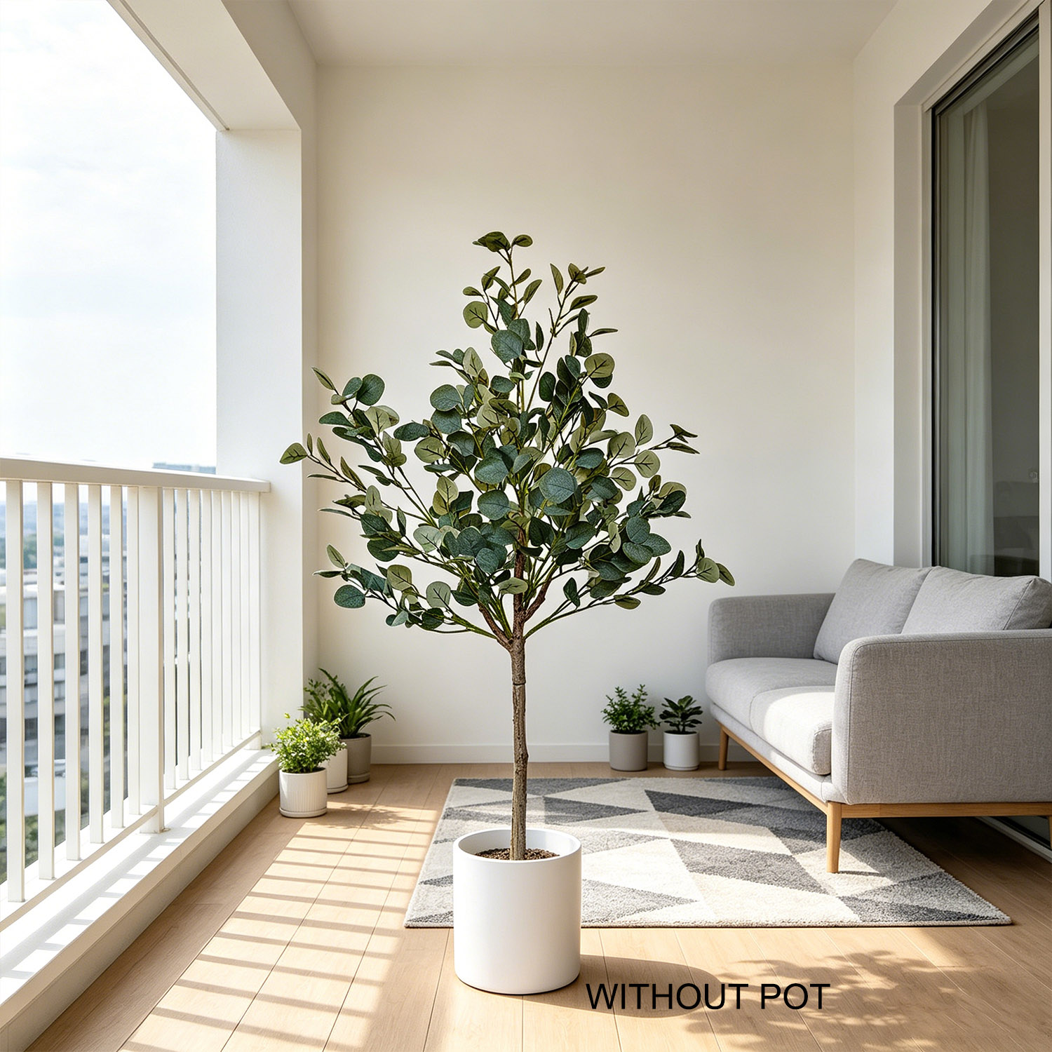 Tanaman Eucalyptus Buatan 140c - Ficus Lyrata Tree ulasan dan harga